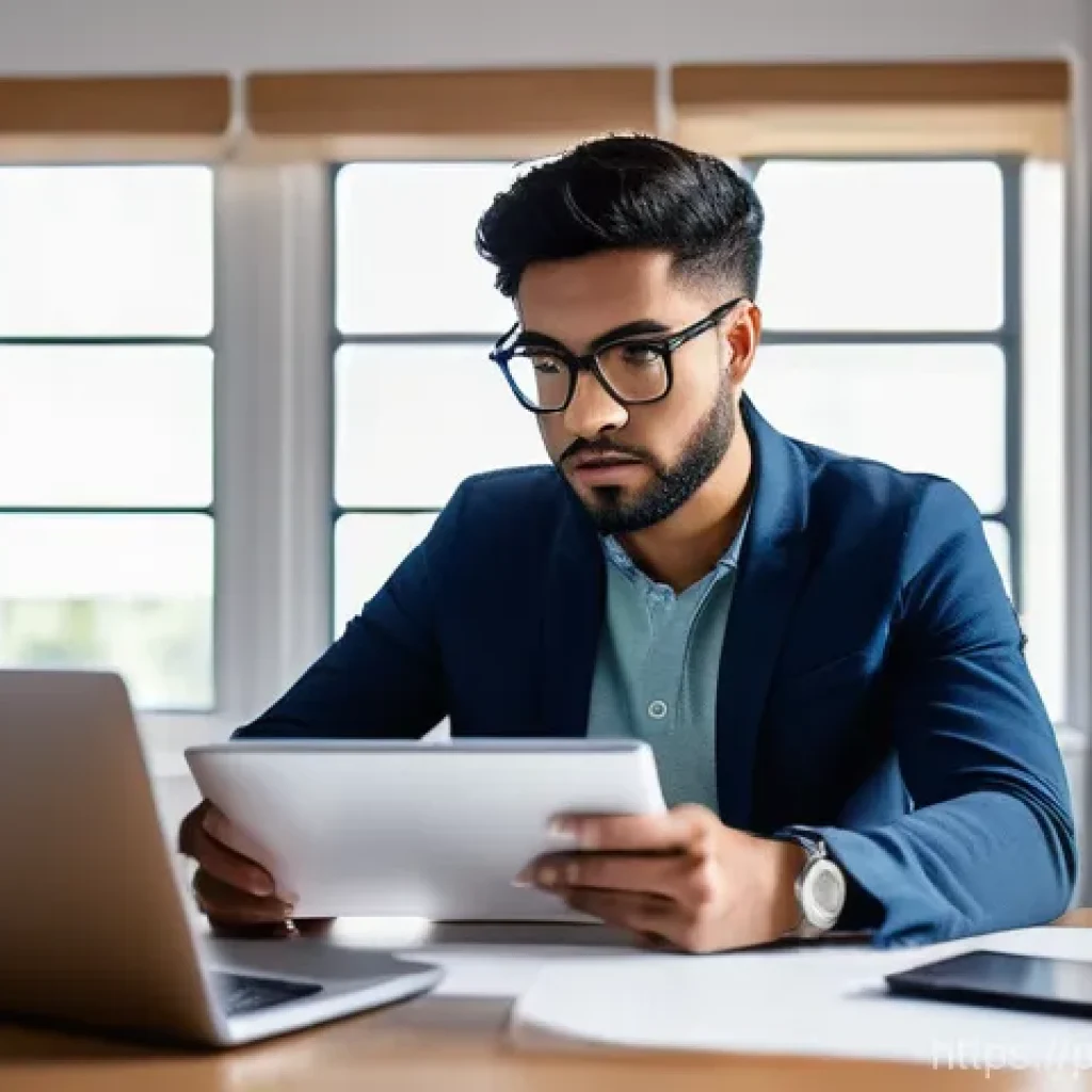 웹 서비스 운영을 위한 성능 모니터링 도구 추천 - **Prompt:** A young, diverse professional, wearing comfortable smart-casual attire, is seated at a m...