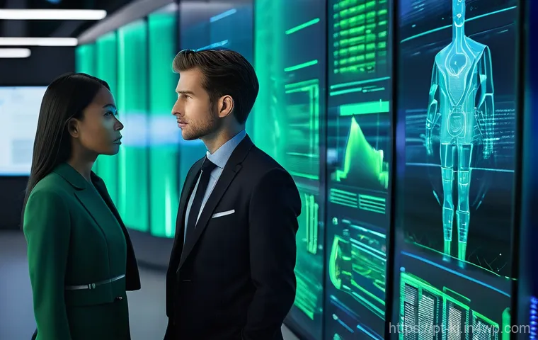 웹 서비스 운영을 위한 성능 모니터링 도구 추천 - **Prompt:** A young, diverse professional, wearing comfortable smart-casual attire, is seated at a m...