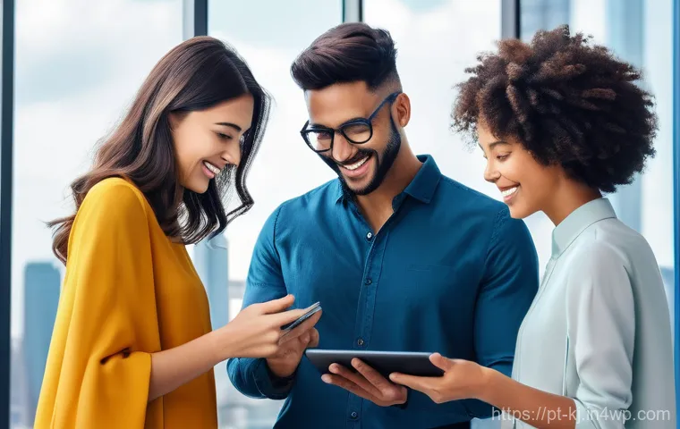 서버 측 템플릿 렌더링의 이점과 활용 - **Prompt:** A dynamic, modern web page appearing instantly on a sleek, futuristic tablet held by a d...